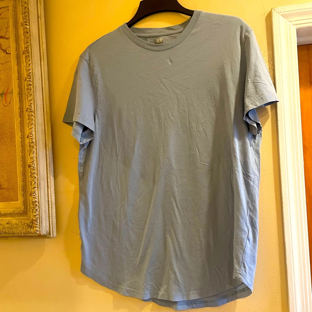 Blue tee